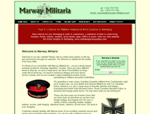 Tablet Screenshot of marway-militaria.com